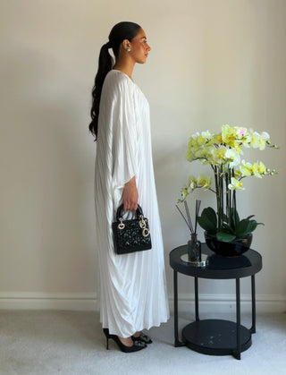 The White Pleated Kaftan