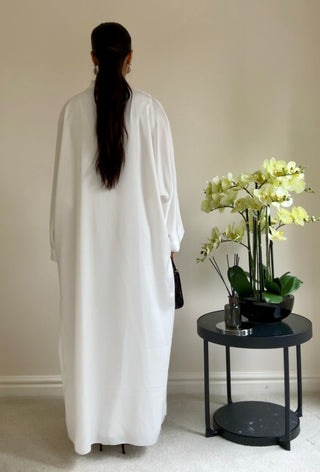 The White Twilight Abaya