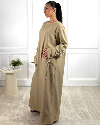 The Beige Willow Whisper Dress