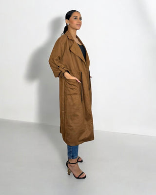 The Light Brown Willow Whisper Coat