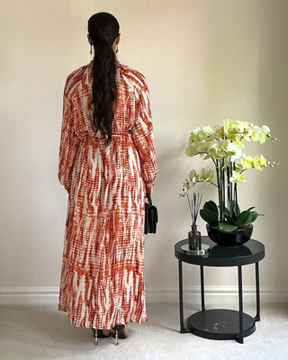 The Orange Forest Trail Dress