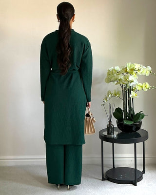 The Green Willow Weave Long Set