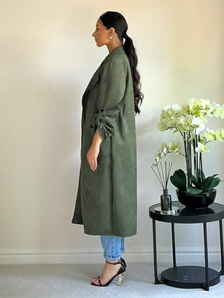 The Khaki Willow Whisper Coat