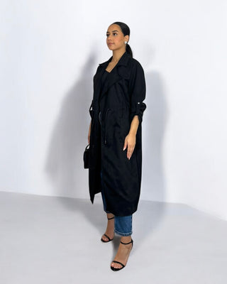 The Black Willow Whisper Coat