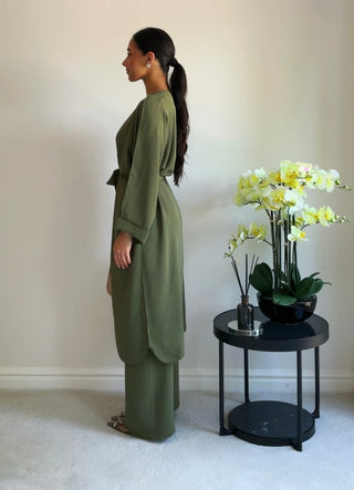 The Khaki Long Set