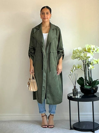 The Khaki Willow Whisper Coat