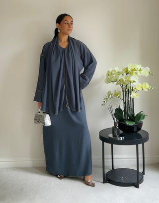 The Grey Starlight Abaya