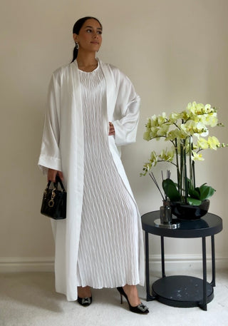 The White Twilight Abaya