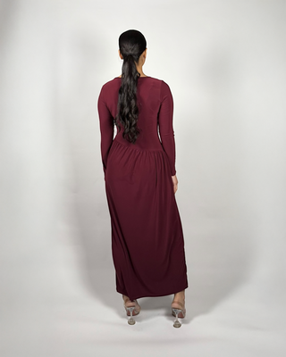 The Wine Lilywood Dress