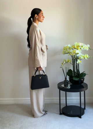 The Beige Linen Set Three