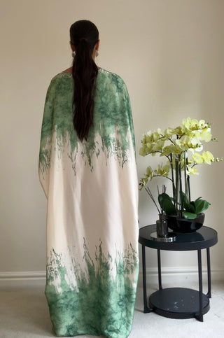 The Green Tidal Wave Kaftan