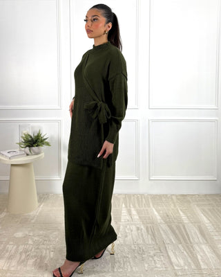 The Khaki Fern Hollow Dress