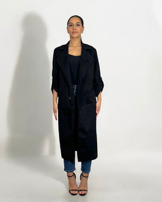 The Black Willow Whisper Coat