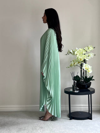 The Mint Pleated Kaftan