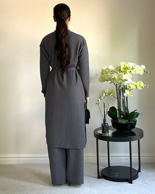 The Grey Willow Weave Long Set