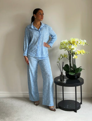 The Sky Blue River Weave Set