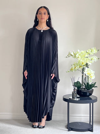 The Black Pleated Kaftan