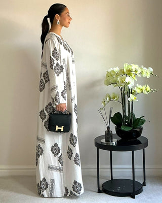 The Grey Desert Bloom Dress