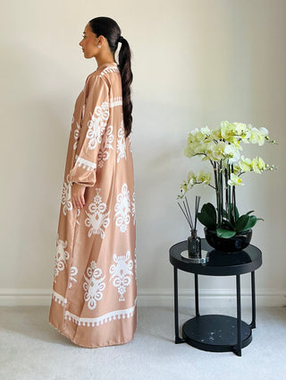 The Light Brown Harmony Blossom Dress