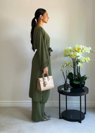 The Khaki Long Set