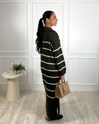 The Khaki Winter Grove Dress