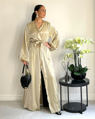 The Beige Starlit Whisper Robe