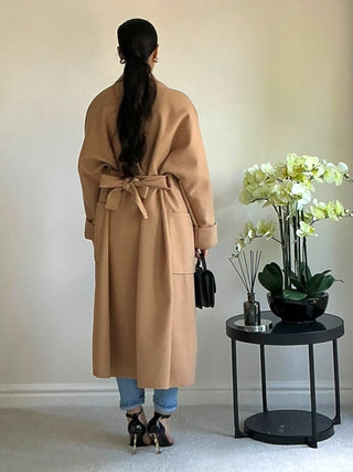 The Camel Woodland Wrap Coat