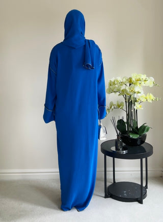 The Royal Blue Starlight Abaya