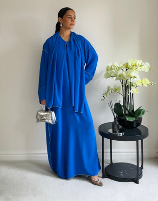 The Royal Blue Starlight Abaya