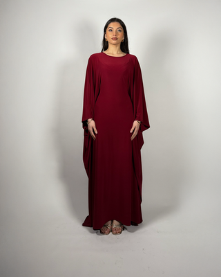 The Burgundy Petalwood Kaftan