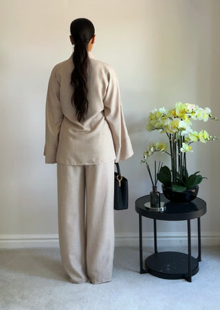 The Beige Linen Set Three