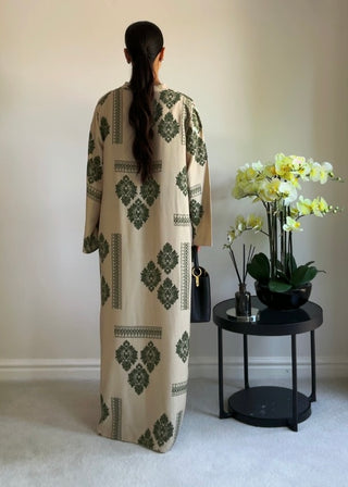 The Khaki Desert Bloom Dress