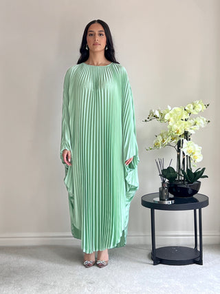 The Mint Pleated Kaftan