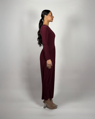 The Wine Lilywood Dress