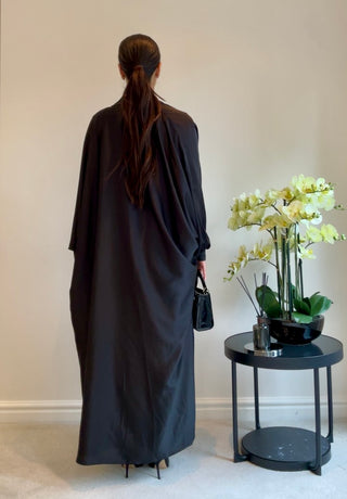 The Black Golden Hour Abaya