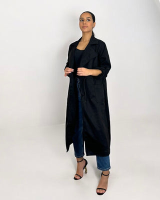 The Black Willow Whisper Coat