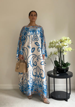 The Sky Blue Ocean Kaftan