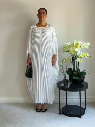 The White Pleated Kaftan