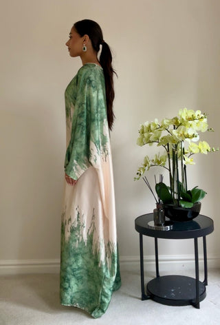 The Green Tidal Wave Kaftan