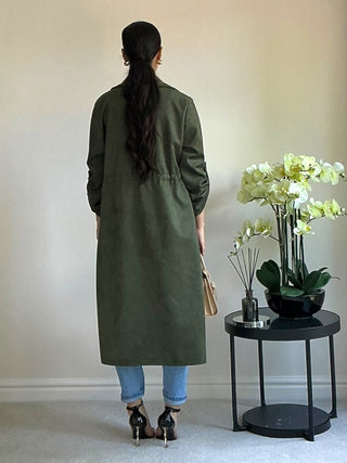 The Khaki Willow Whisper Coat