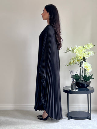 The Black Pleated Kaftan