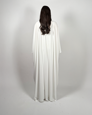 The White Petalwood Kaftan