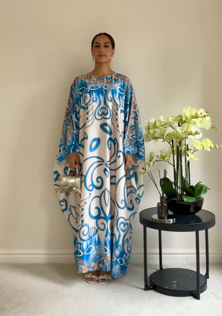 The Sky Blue Ocean Kaftan