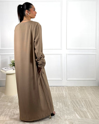 The Light Brown Willow Whisper Dress