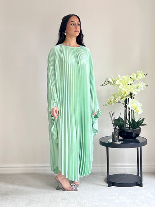 The Mint Pleated Kaftan