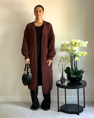 The Brown Willow Grove Cardigan