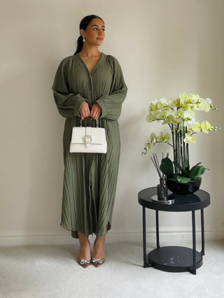 The Khaki Linen Dress