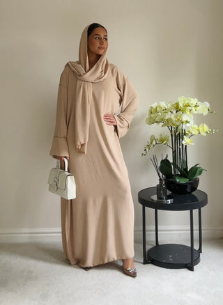 The Beige Starlight Abaya