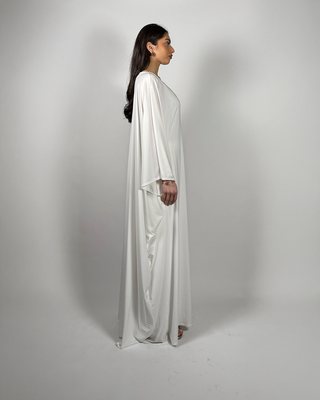 The White Petalwood Kaftan