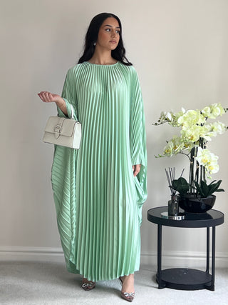 The Mint Pleated Kaftan